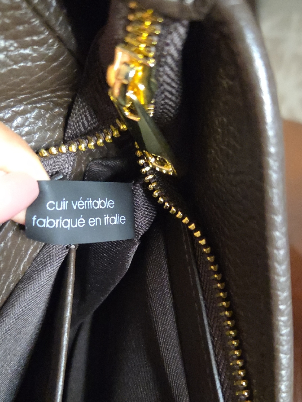 NWOT- ANNA POALA Bag- LEATHER MADE IN ITALY - Picture 8 of 8